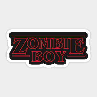 Zombie Boy Sticker